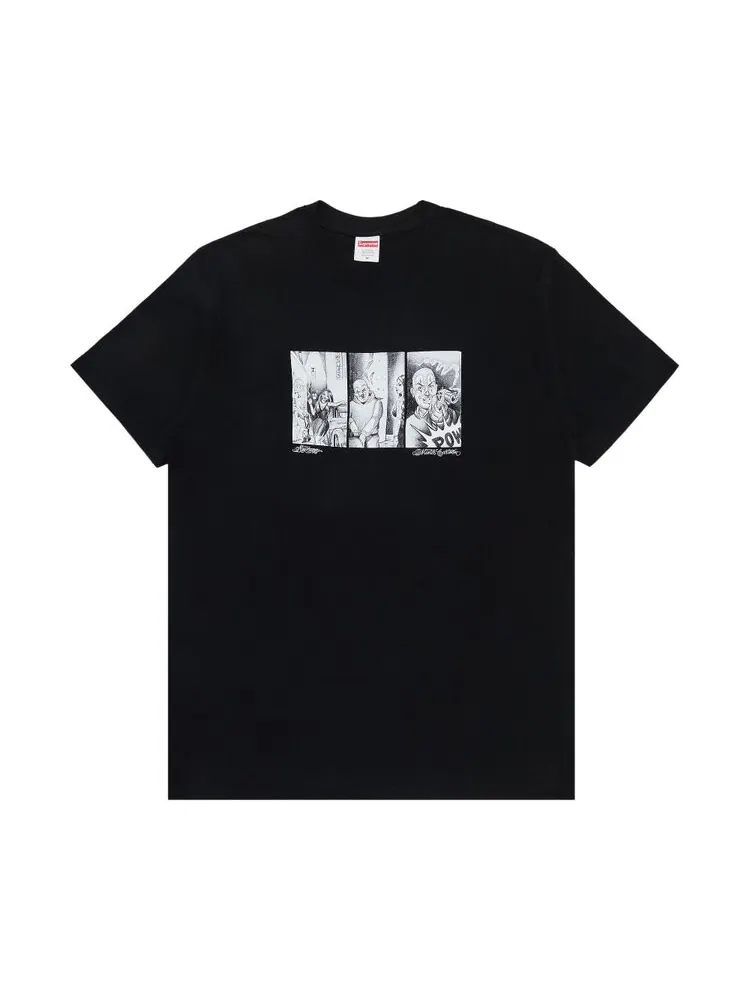 Футболка Supreme Mister Cartoon Pow Tee — изображение 1 из 2, черный
