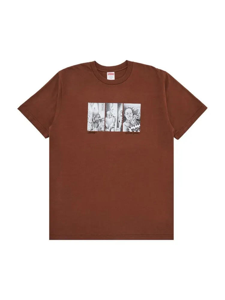 Футболка Supreme Mister Cartoon Pow Tee — изображение 1 из 2, коричневый