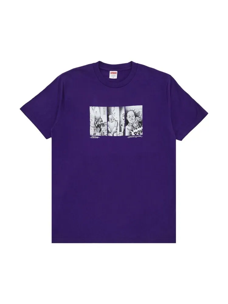 Футболка Supreme Mister Cartoon Pow Tee — изображение 1 из 2, фиолетовый