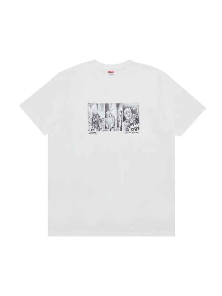 Футболка Supreme Mister Cartoon Pow Tee — изображение 1 из 2, белый