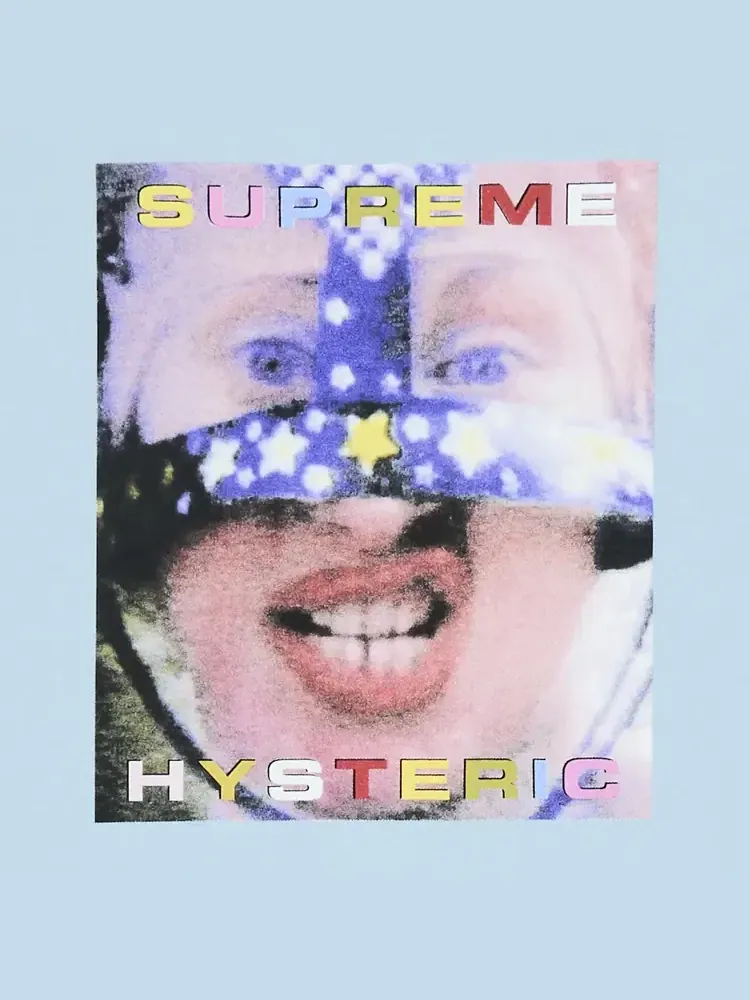 Футболка Supreme x HYSTERIC GLAMOUR Headcase — изображение 2 из 2, синий