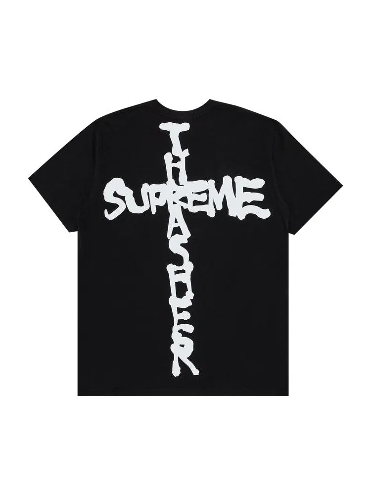 Футболка Supreme x Thrasher Cross Tee — изображение 2 из 3, черный