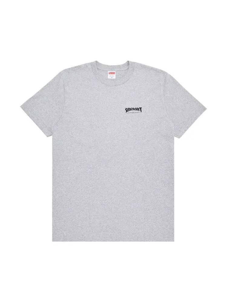 Футболка Supreme x Thrasher Cross Tee — изображение 1 из 3, серый