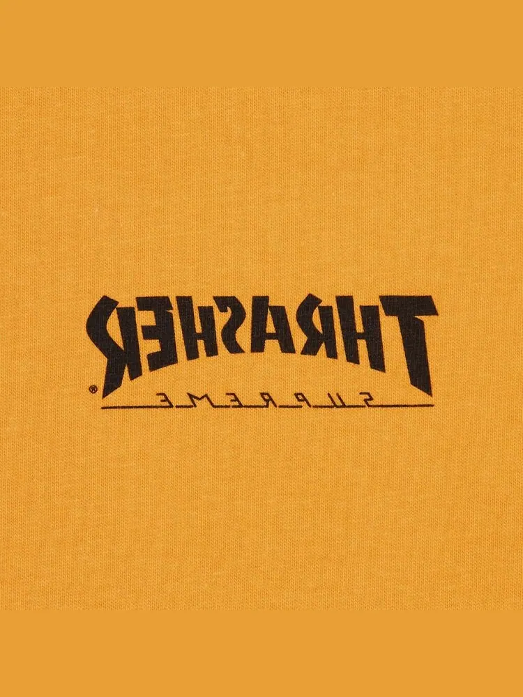 Футболка Supreme x Thrasher Cross Tee Orange — изображение 3 из 3, оранжевый