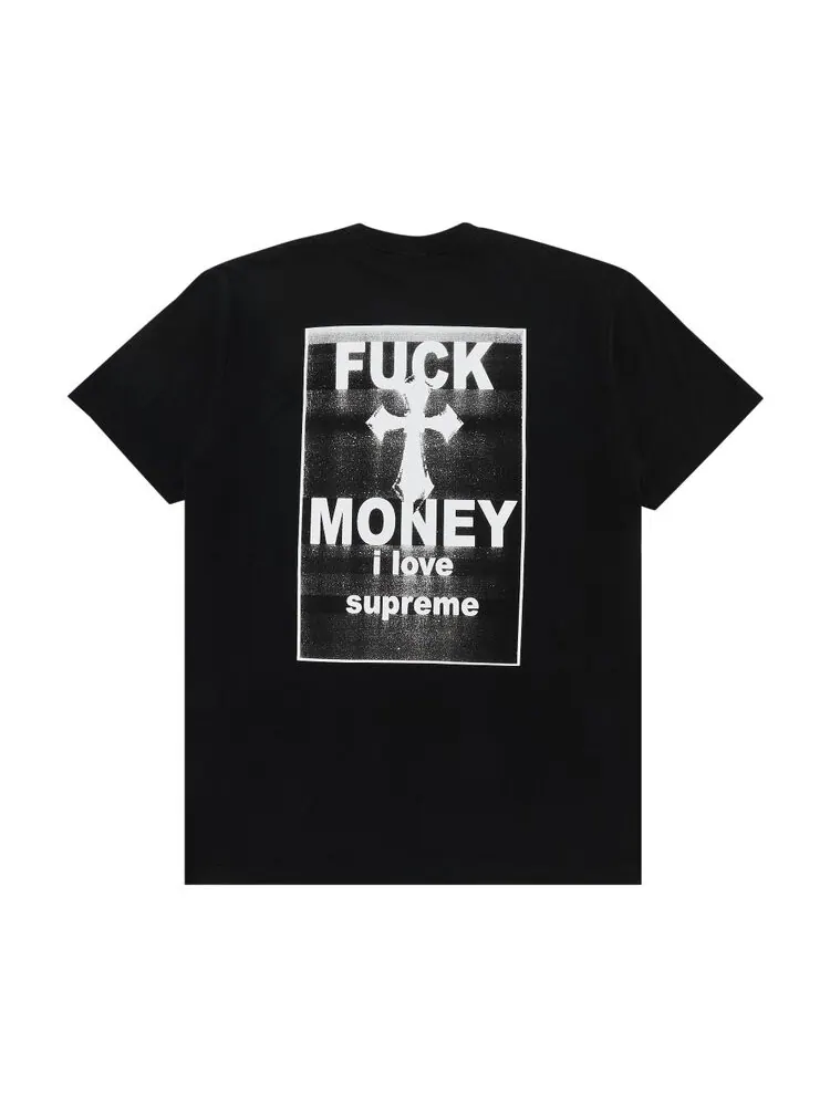 Футболка Supreme Fuck Money Tee — изображение 2 из 3, черный