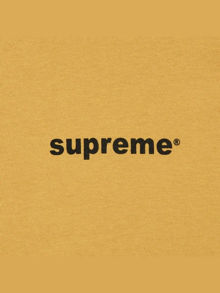 Футболка Supreme Fuck Money Tee — изображение 3 из 3, желтый