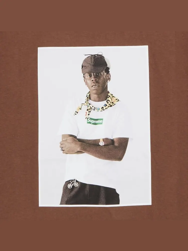 Футболка Supreme Tyler The Creator — изображение 2 из 2, коричневый