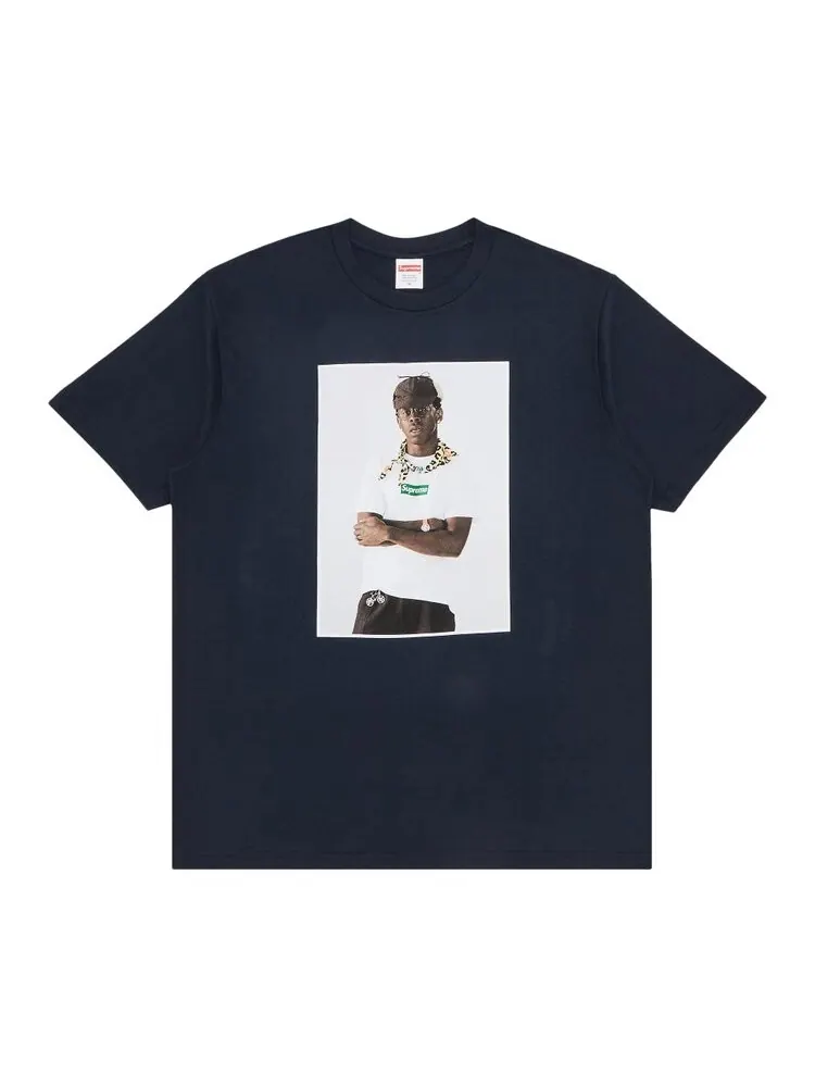 Футболка Supreme Tyler, The Creator Tee — изображение 1 из 2, темно-синий
