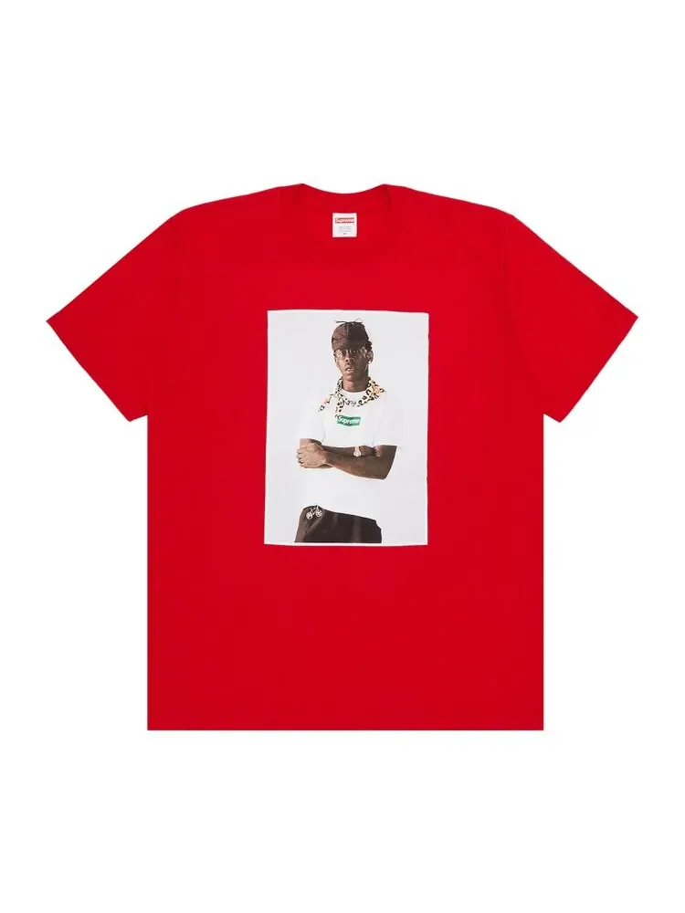 Футболка Supreme Tyler The Creator — изображение 1 из 2, красный
