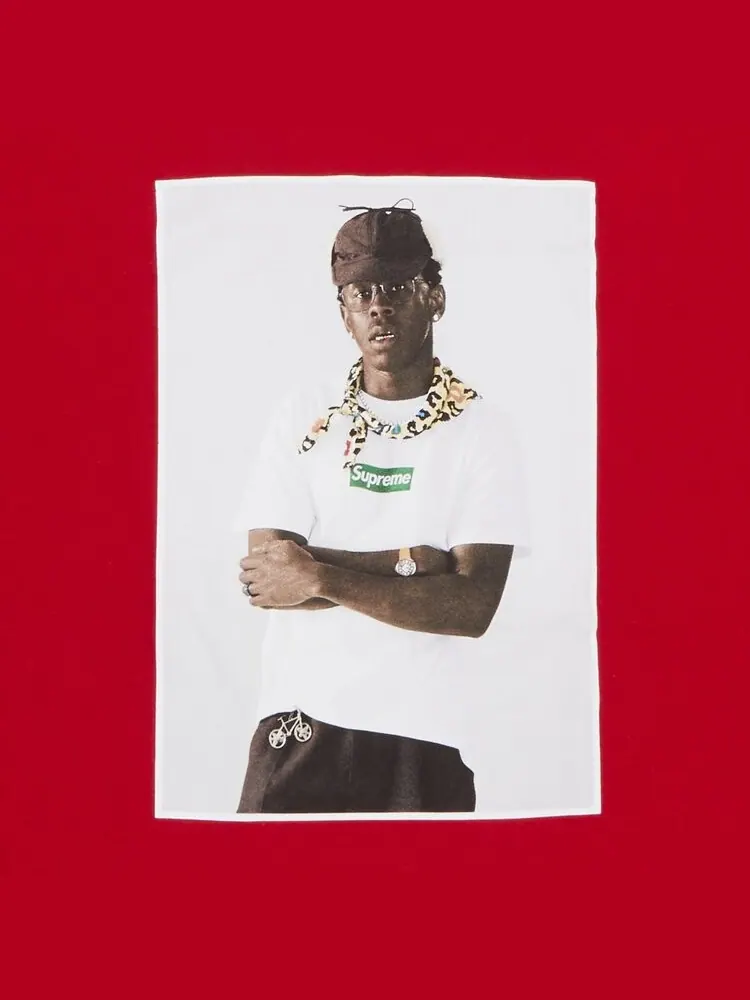 Футболка Supreme Tyler The Creator — изображение 2 из 2, красный