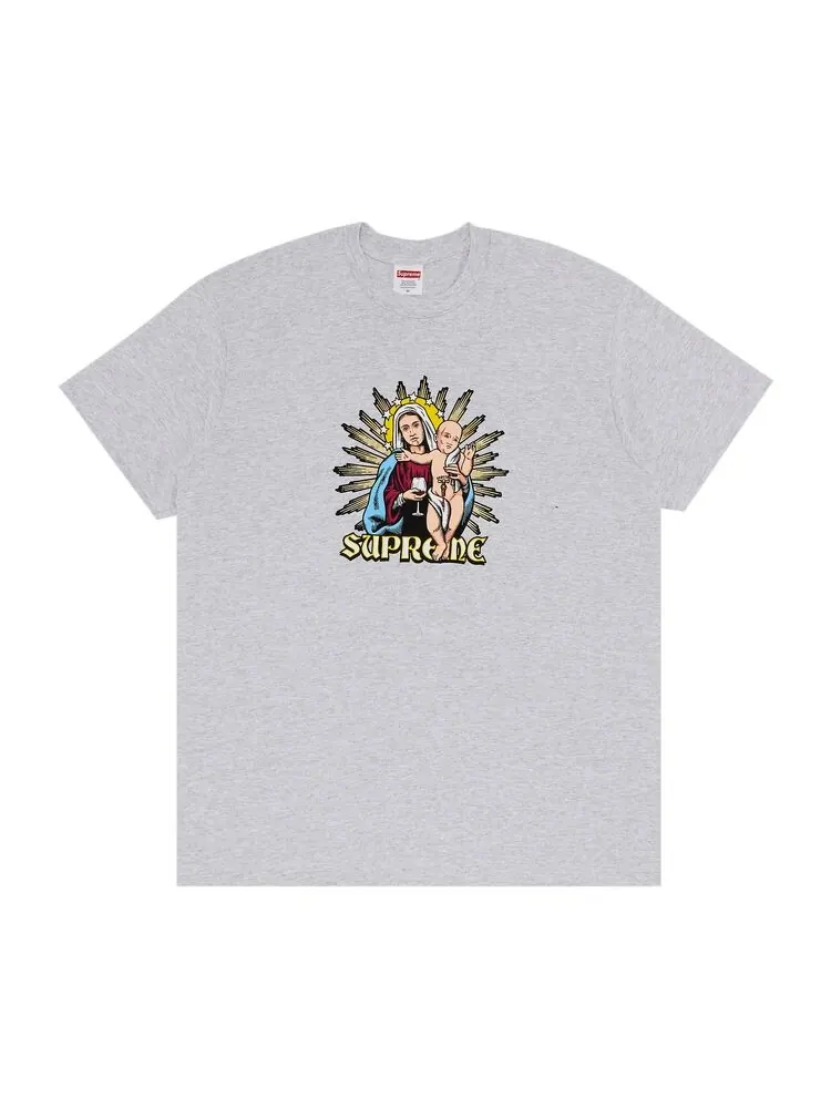 Футболка Supreme Blood Tee Ash Grey — изображение 1 из 2, серый