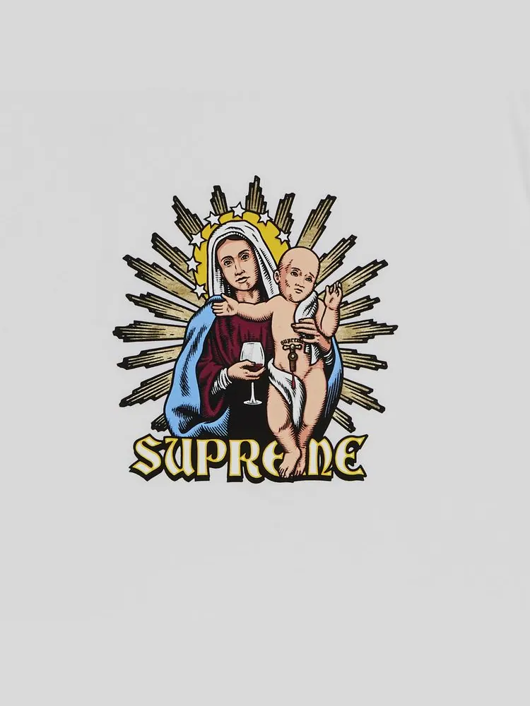 Футболка Supreme Blood Tee 'White' — изображение 2 из 2, белый