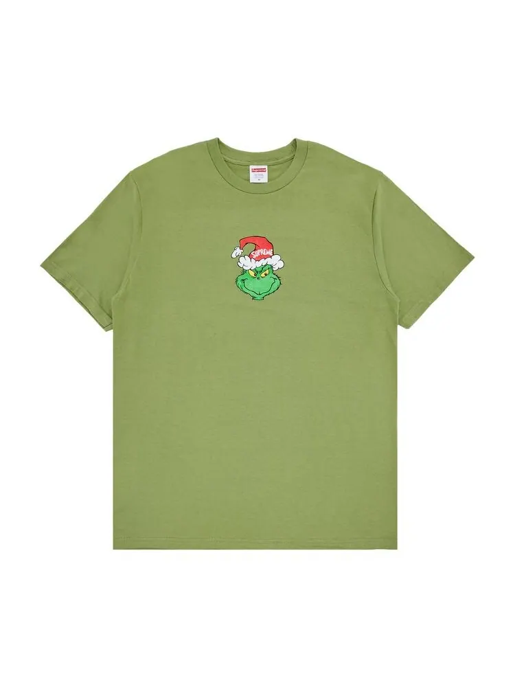 Футболка Supreme Grinch Tee Moss — изображение 1 из 2, мох
