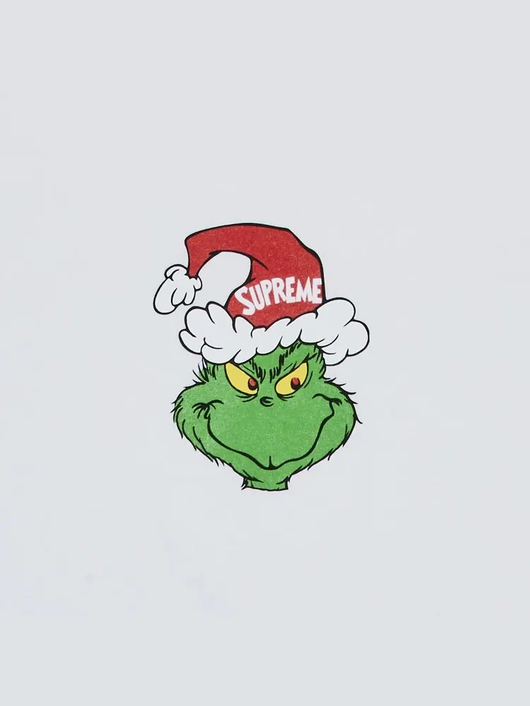 Футболка Supreme Grinch Tee White — изображение 2 из 2, белый