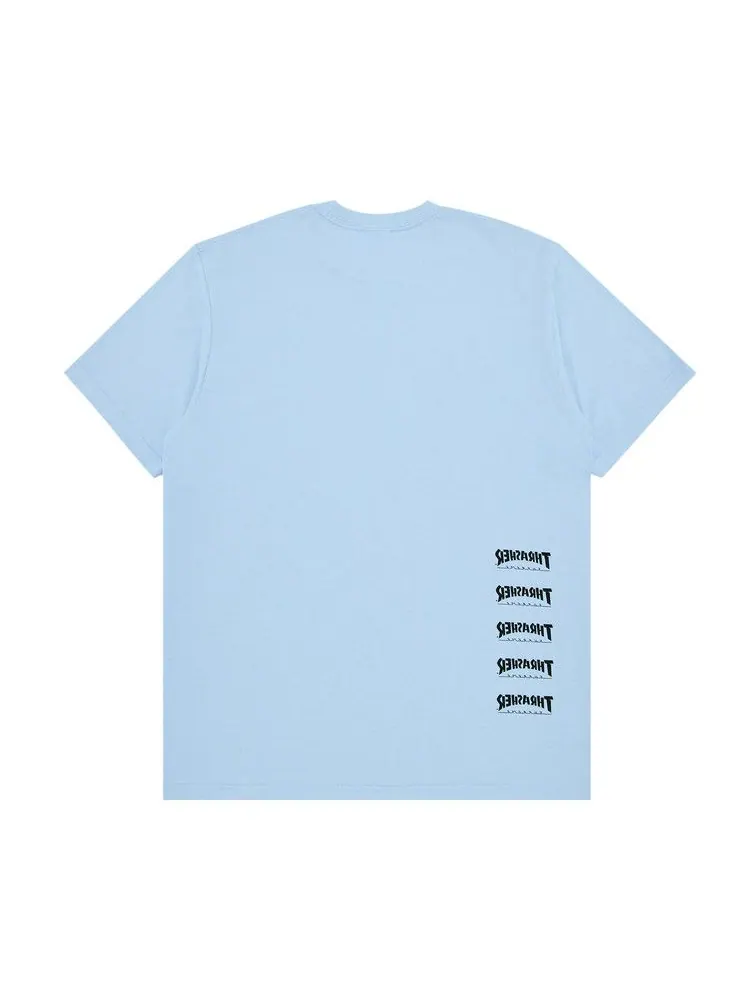 Футболка Supreme x Thrasher Back Tail Tee — изображение 2 из 3, синий