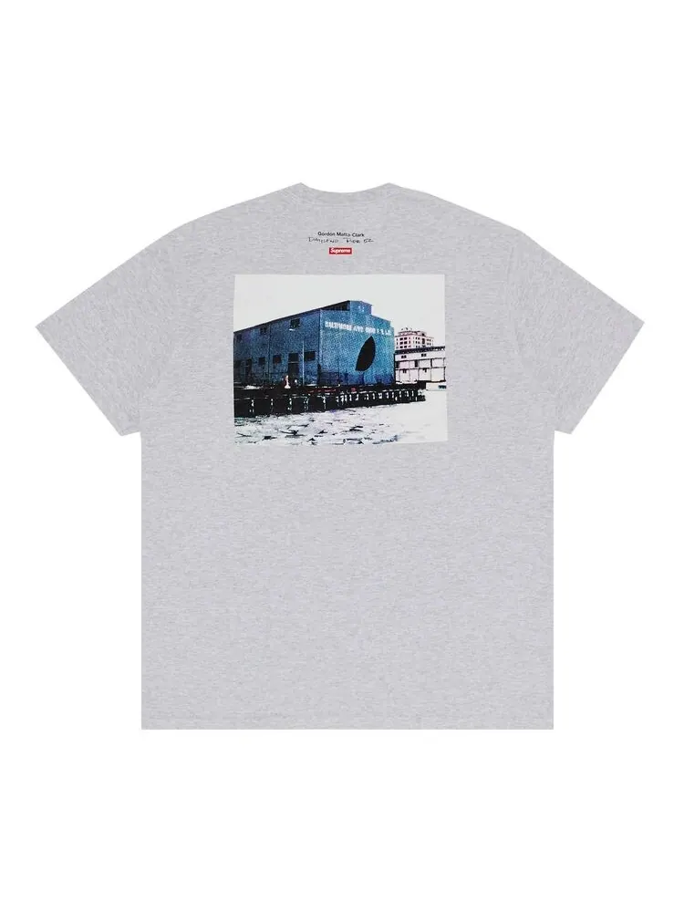 Футболка Supreme Day’s End Tee Ash Grey — изображение 2 из 3, серый