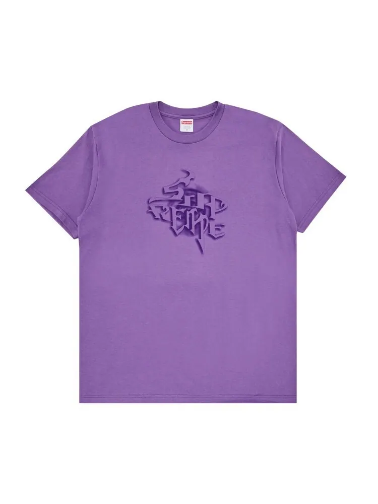 Футболка Supreme Smoke Tee Purple — изображение 1 из 2, фиолетовый
