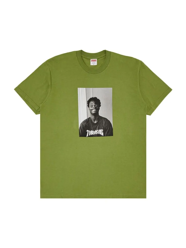 Футболка Supreme x Thrasher Harold Tee 'Moss' — изображение 1 из 3, мох