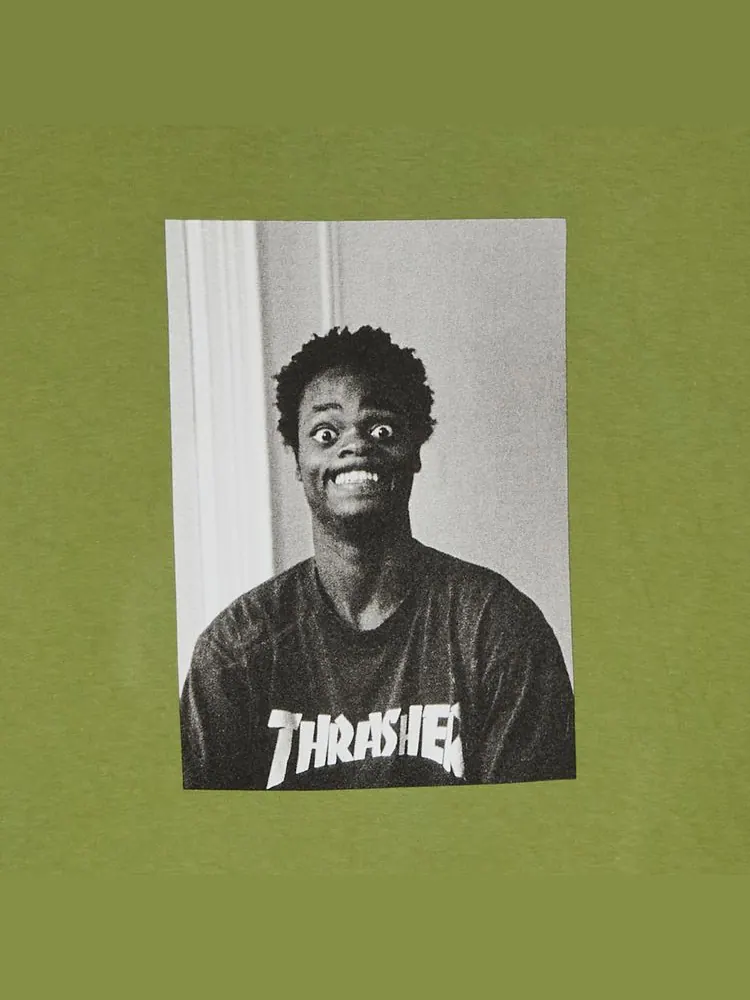 Футболка Supreme x Thrasher Harold Tee 'Moss' — изображение 3 из 3, мох