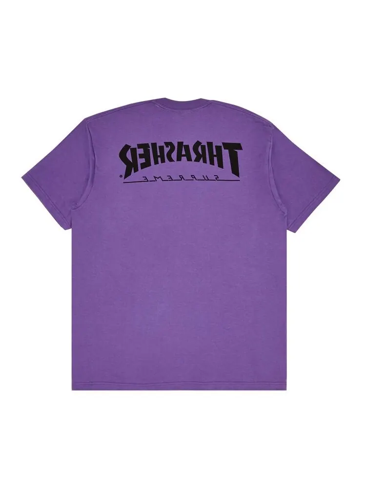 Футболка Supreme x Thrasher Harold Tee Purple — изображение 2 из 3, фиолетовый