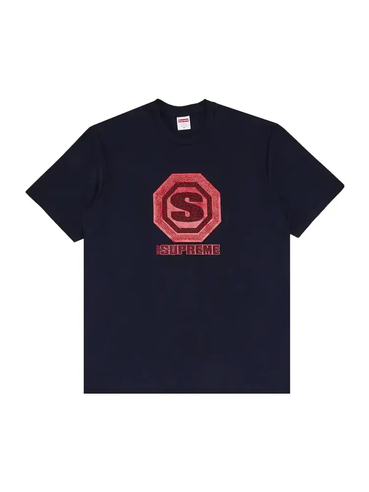 Футболка Supreme Blockbuster Tee 'Navy' — изображение 1 из 3, синий
