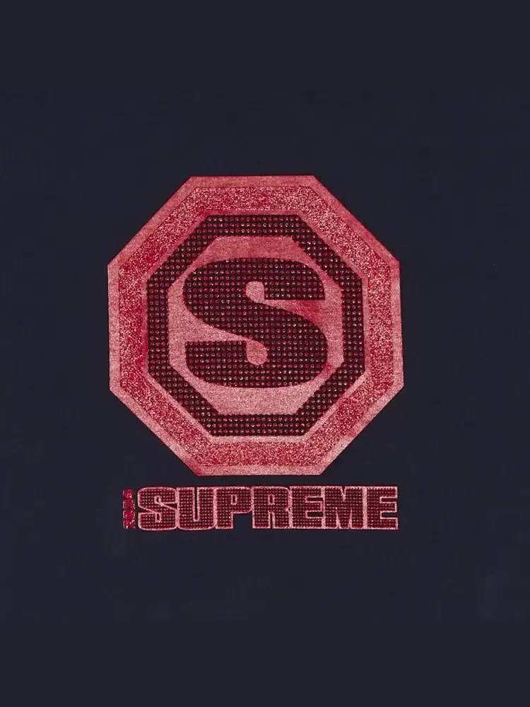 Футболка Supreme Blockbuster Tee 'Navy' — изображение 3 из 3, синий