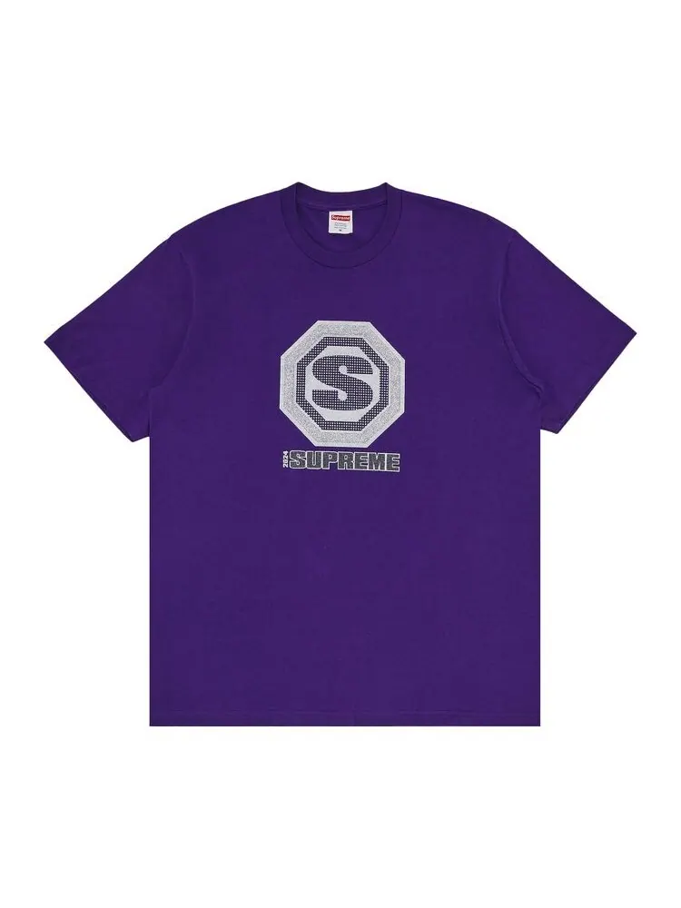 Футболка Supreme Blockbuster Tee Purple — изображение 1 из 3, фиолетовый