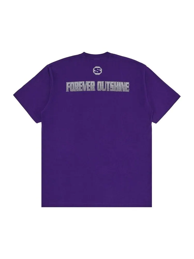 Футболка Supreme Blockbuster Tee Purple — изображение 2 из 3, фиолетовый