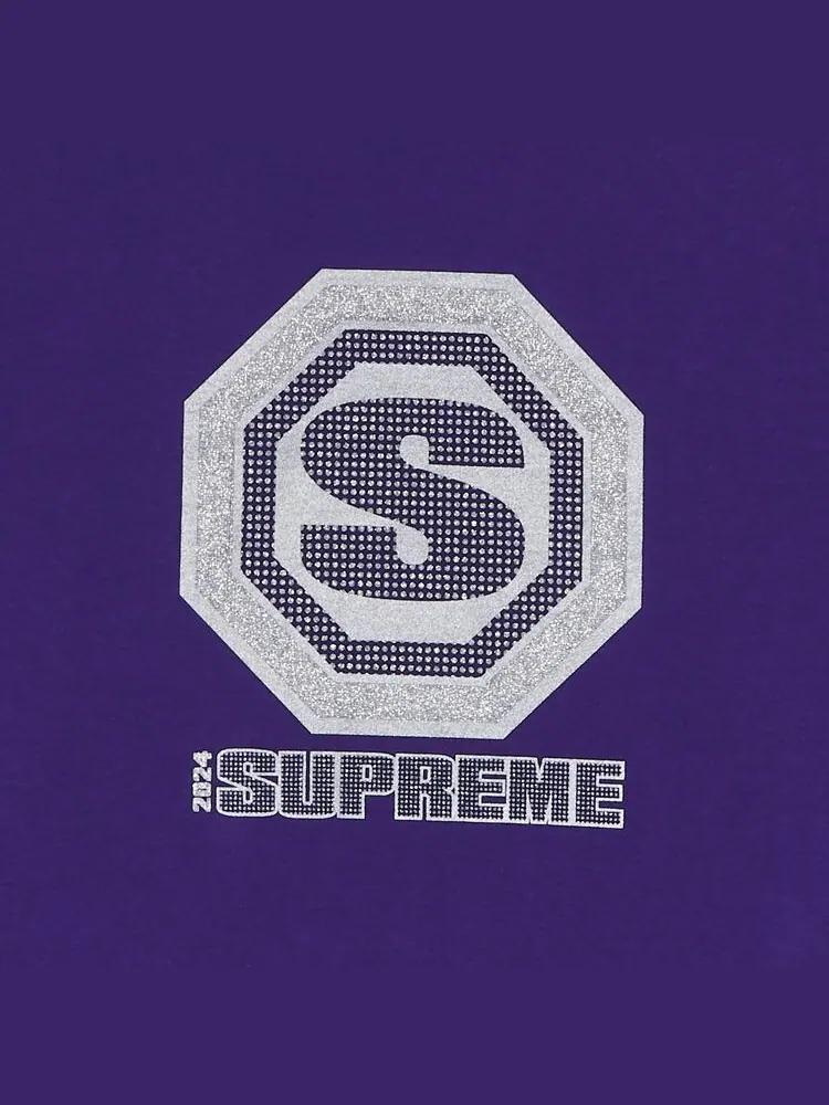 Футболка Supreme Blockbuster Tee Purple — изображение 3 из 3, фиолетовый