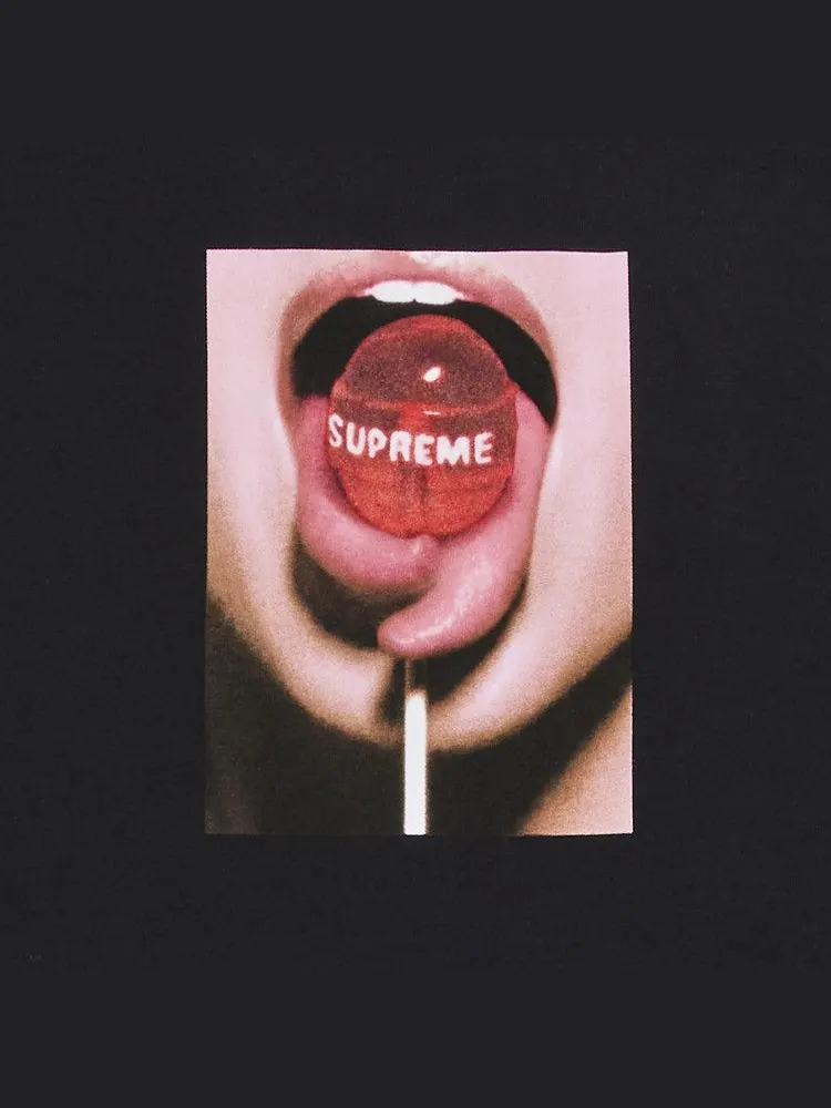 Футболка Supreme Lollipop Tee — изображение 2 из 2, черный