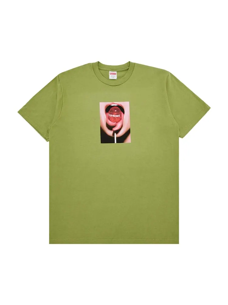 Футболка Supreme Lollipop Tee 'Moss' — изображение 1 из 2, мох