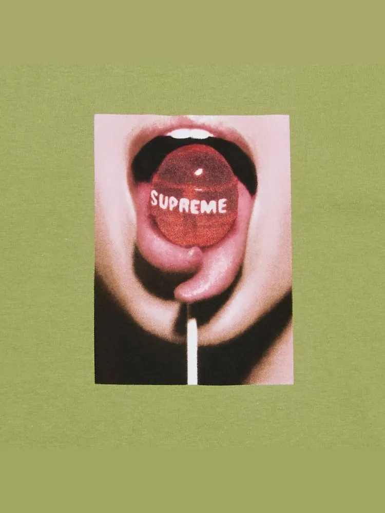 Футболка Supreme Lollipop Tee 'Moss' — изображение 2 из 2, мох