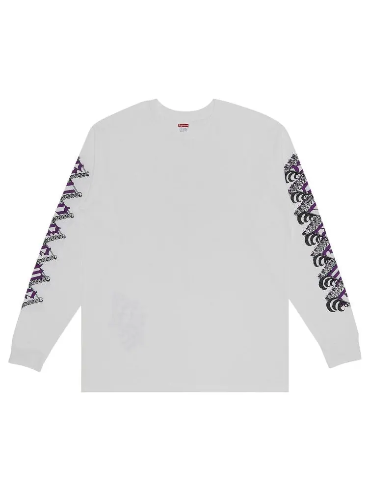 Футболка Supreme Strawberries Long-Sleeve Tee — изображение 1 из 3, белый
