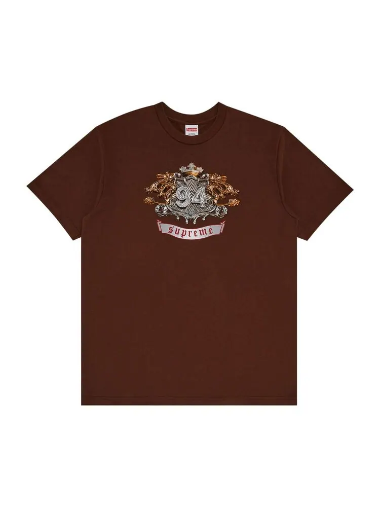 Футболка Supreme Diamonds Tee Brown — изображение 1 из 2, коричневый