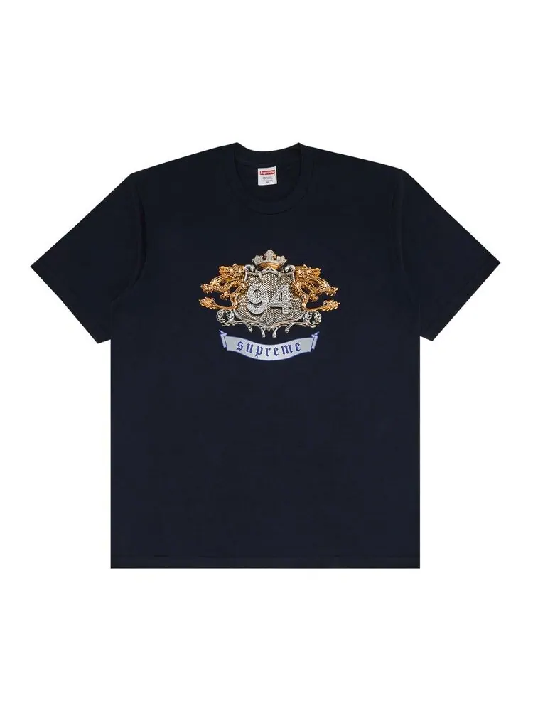 Футболка Supreme Diamonds Tee Navy — изображение 1 из 2, темно-синий