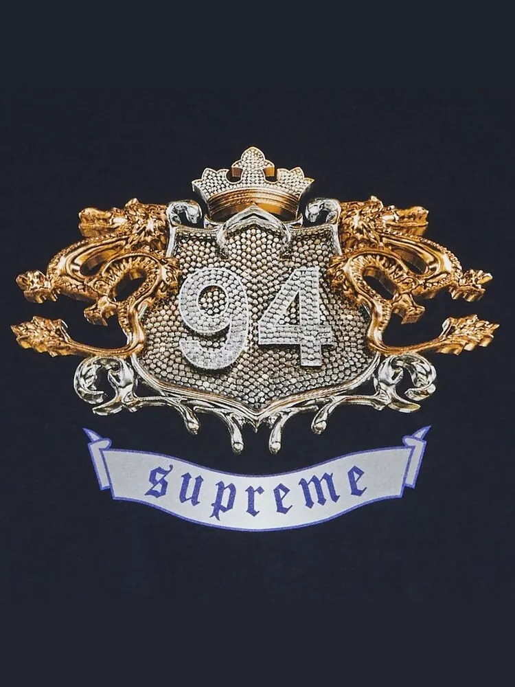 Футболка Supreme Diamonds Tee Navy — изображение 2 из 2, темно-синий