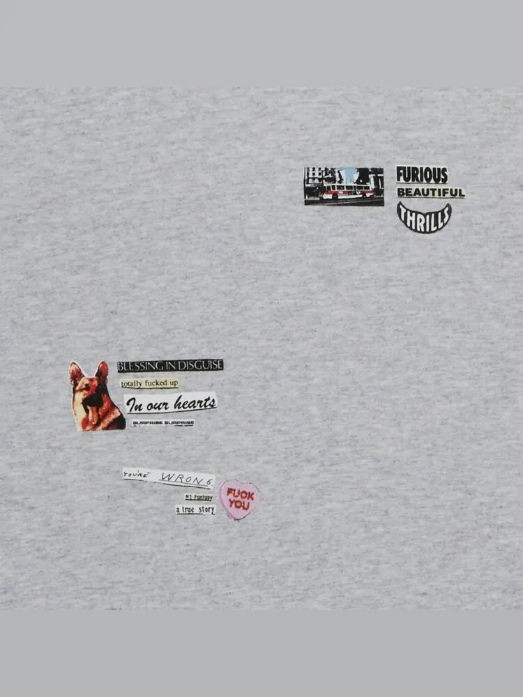 Футболка Supreme Upset Tee — изображение 3 из 3, серый