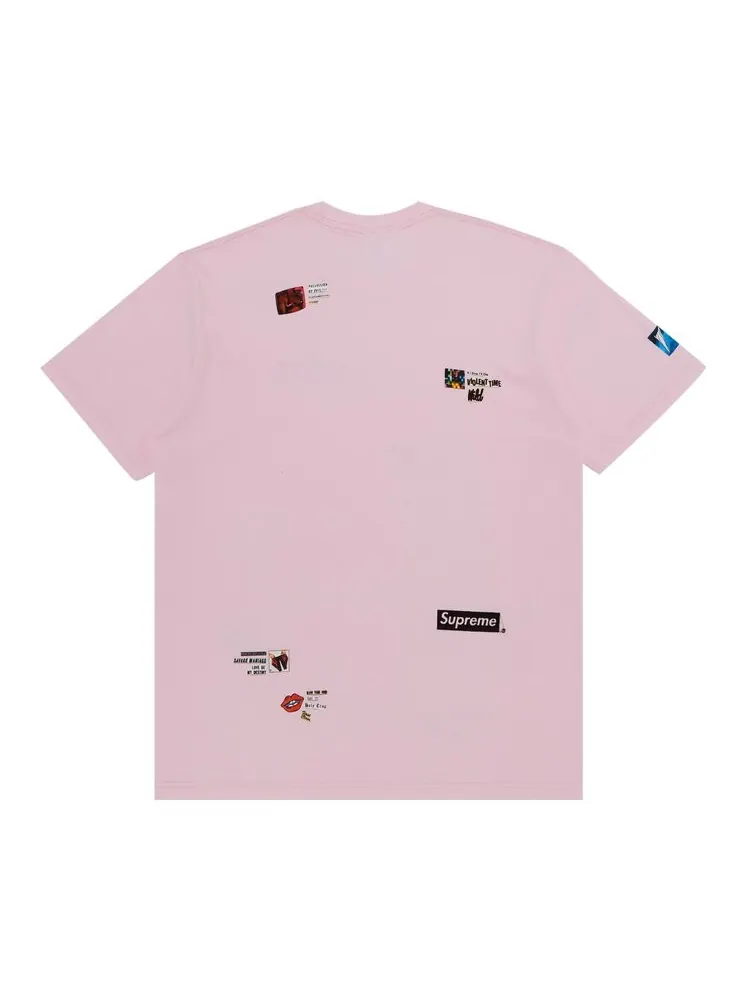 Футболка Supreme Upset Tee — изображение 2 из 3, розовый