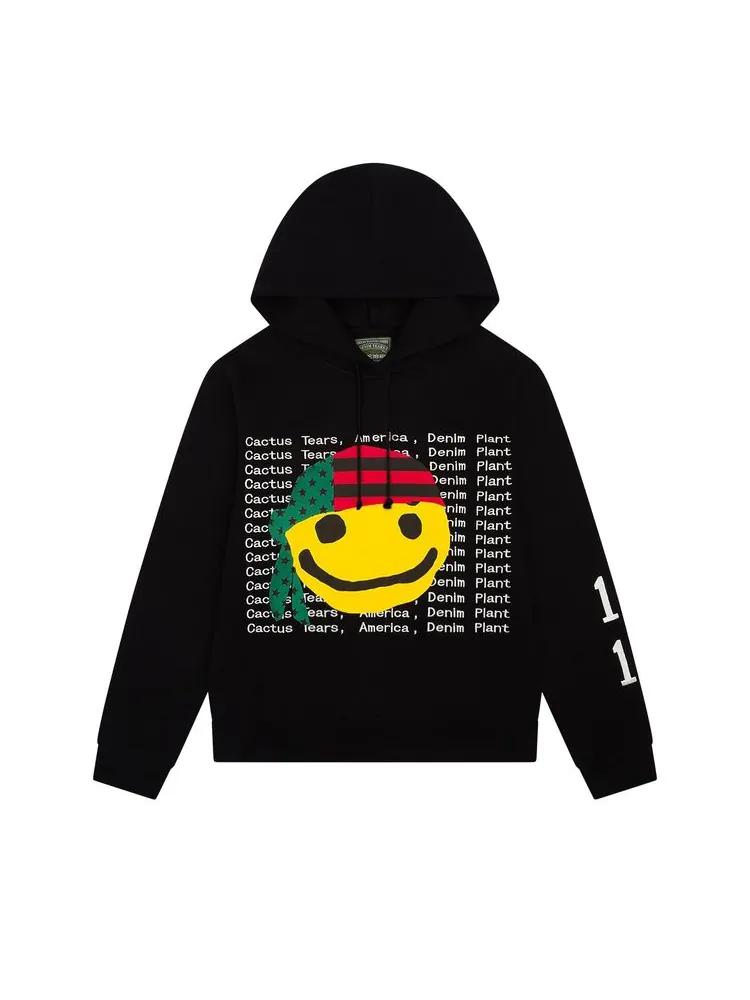 Худи Denim Tears x Cactus Plant Flea Market Cactus Tears Hoodie 'Black' — изображение 1 из 2, черный