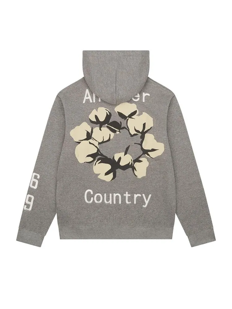Худи Denim Tears x Cactus Plant Flea Market Cactus Tears Hoodie Grey — изображение 2 из 2, серый