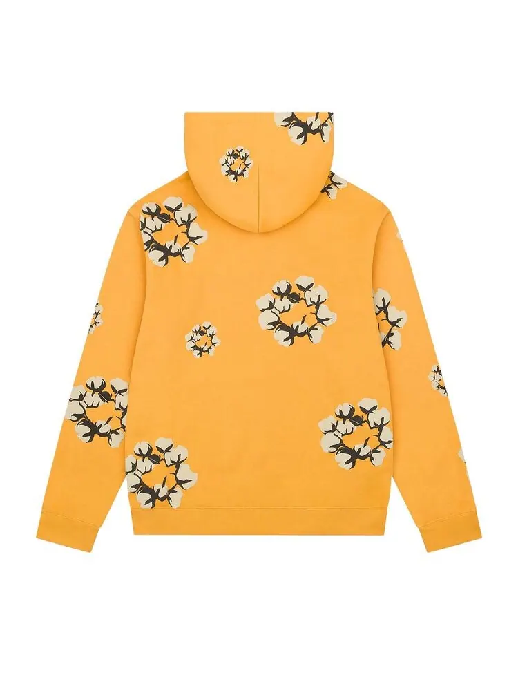 Худи Denim Tears x Cactus Plant Flea Market Cactus Tears Wreath Hoodie Yellow — изображение 2 из 2, желтый