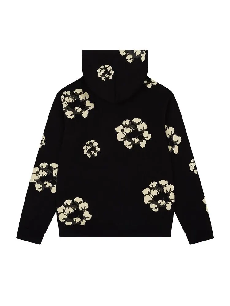 Худи Denim Tears x Cactus Plant Flea Market Cactus Tears Wreath Hoodie Black — изображение 2 из 2, черный
