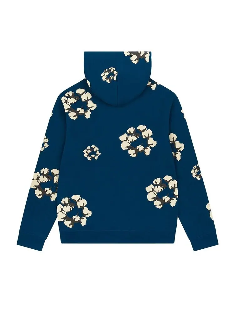 Худи Denim Tears x Cactus Plant Flea Market Cactus Tears Wreath Hoodie Navy — изображение 2 из 2, темно-синий