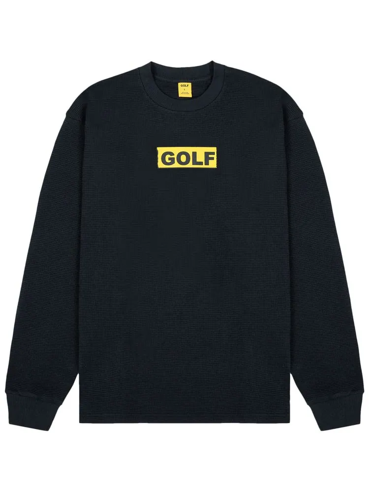 Лонгслив GOLF WANG Collage Long-Sleeve Thermal 'Black'