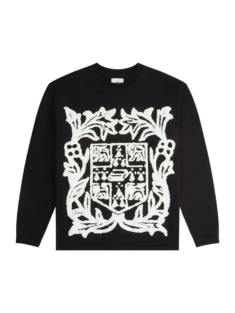 Футболка Rhude Veritas Crest Long-Sleeve T-Shirt 'White/Black'