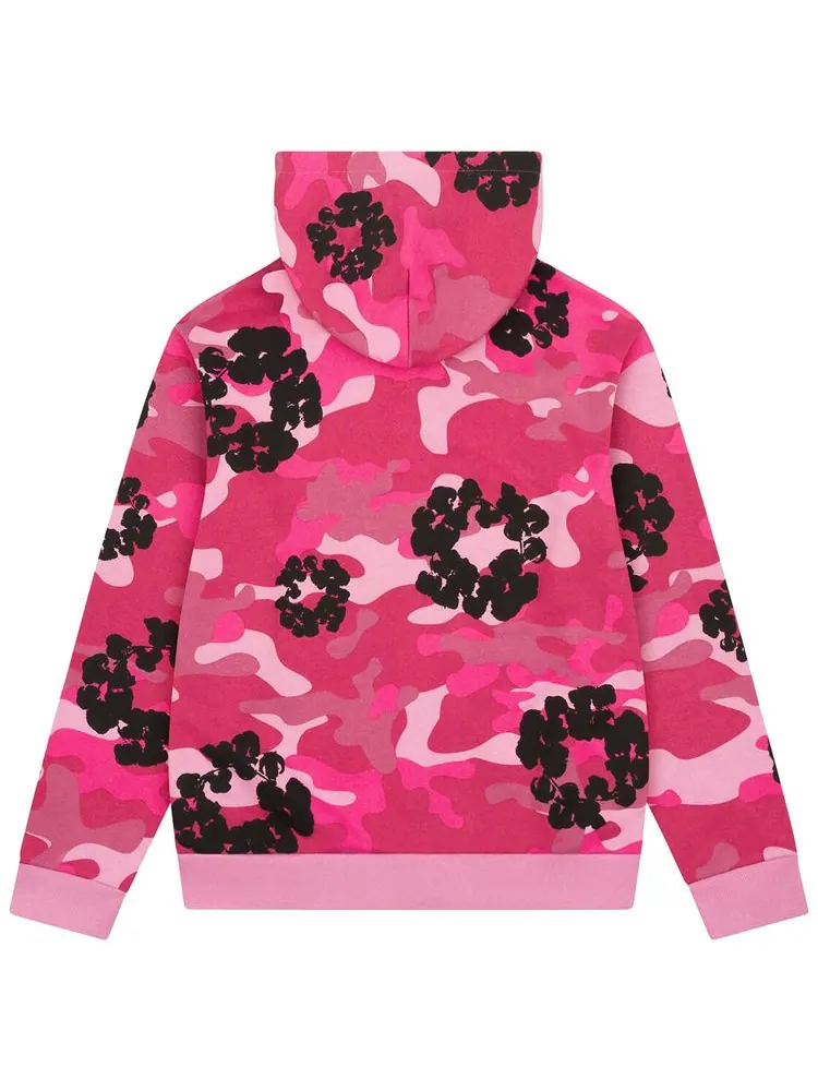 Худи Denim Tears Wreath Zip Hoodie 'Pink Camo' — изображение 2 из 2, розовый