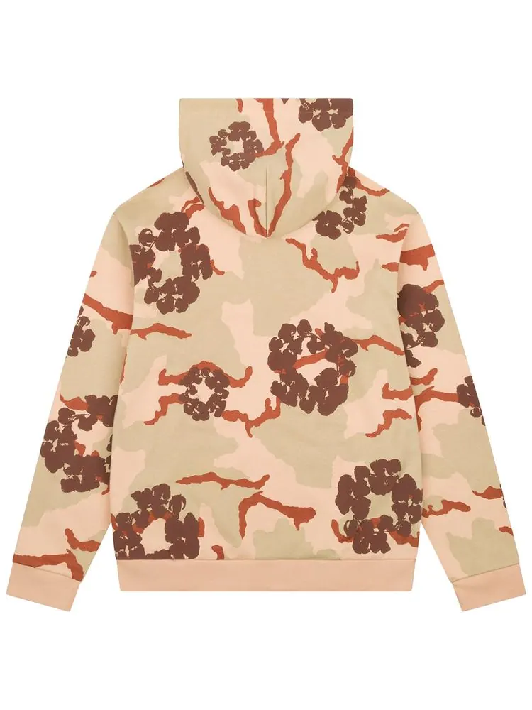 Худи Denim Tears Wreath Zip Hoodie 'Tan Camo' — изображение 2 из 2, бежевый