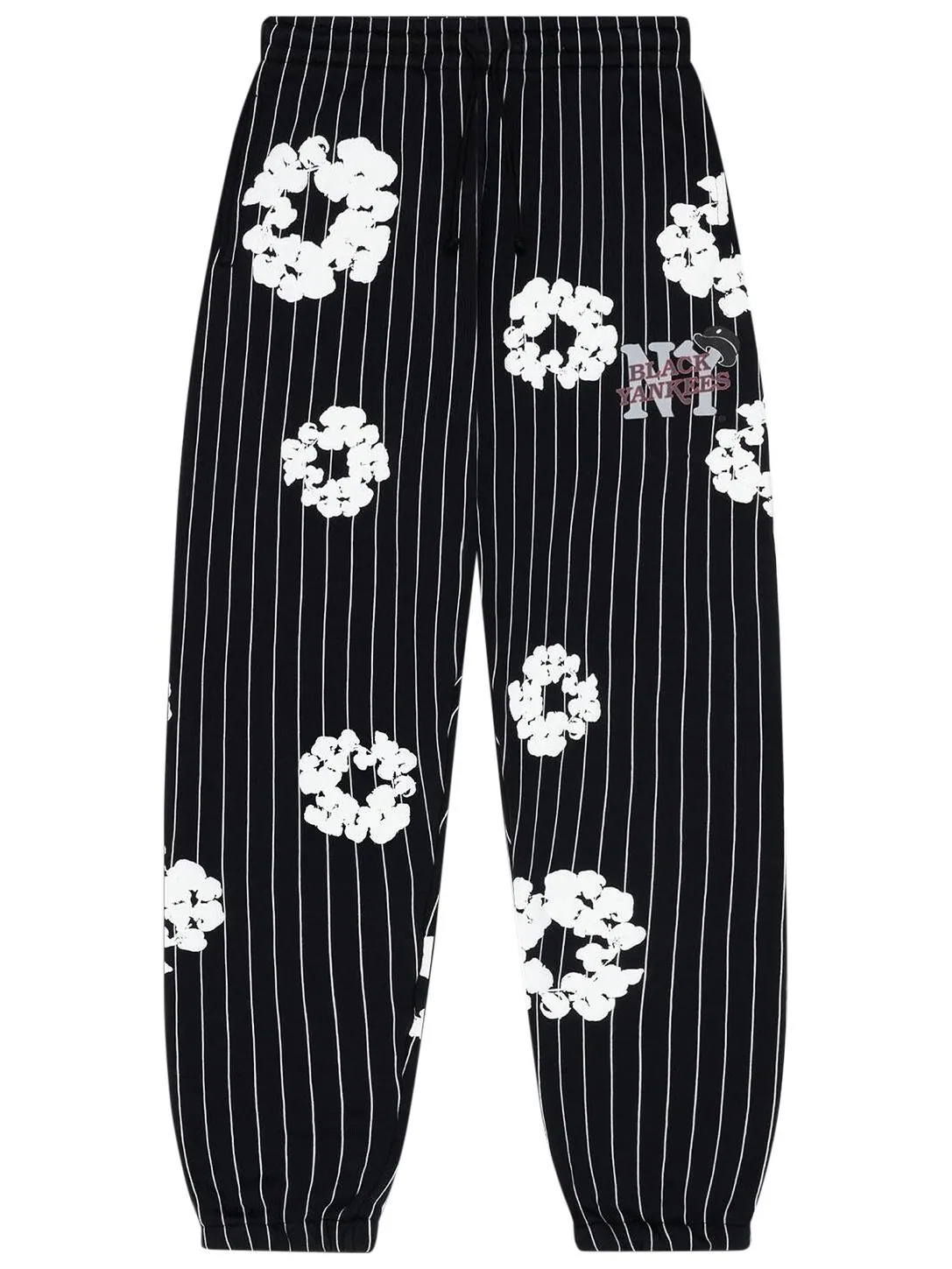 Спортивные штаны Denim Tears Pinstripe Wreath — изображение 1 из 3, черный