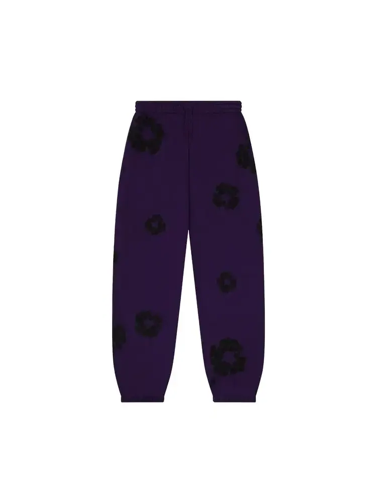 Спортивные штаны Denim Tears Black Cotton Wreath — изображение 1 из 2, фиолетовый