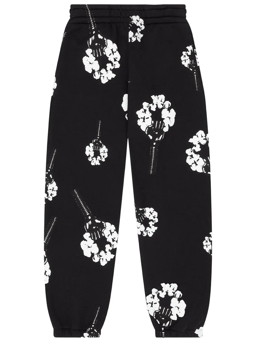 Спортивные штаны Denim Tears x Hardies Tears Fist Wreath с открытым низом — изображение 2 из 2, черный
